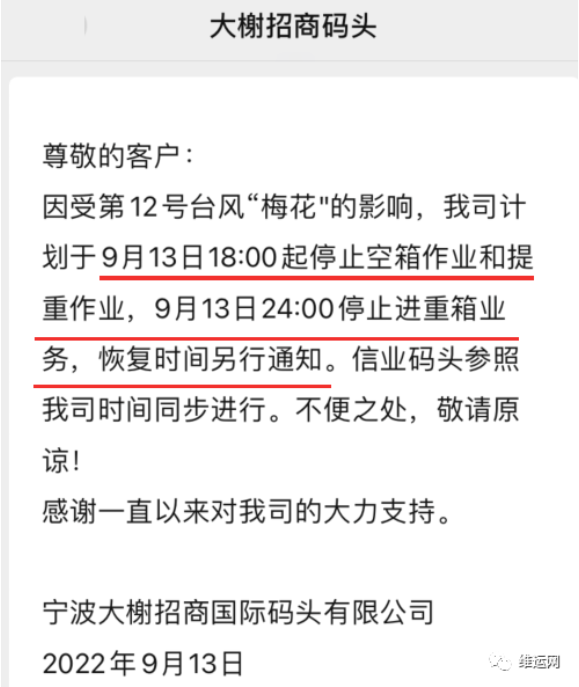 一周國際貨運大事件：迪拜空運燃油附加費下降；因臺風寧波港、上海港碼頭暫停作業通知，等